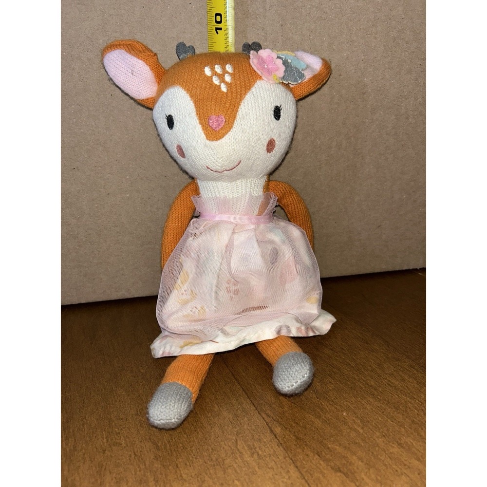 The Peanutshell Meadow Deer Medium Stuffed Animal Plush Washable Baby Nursery